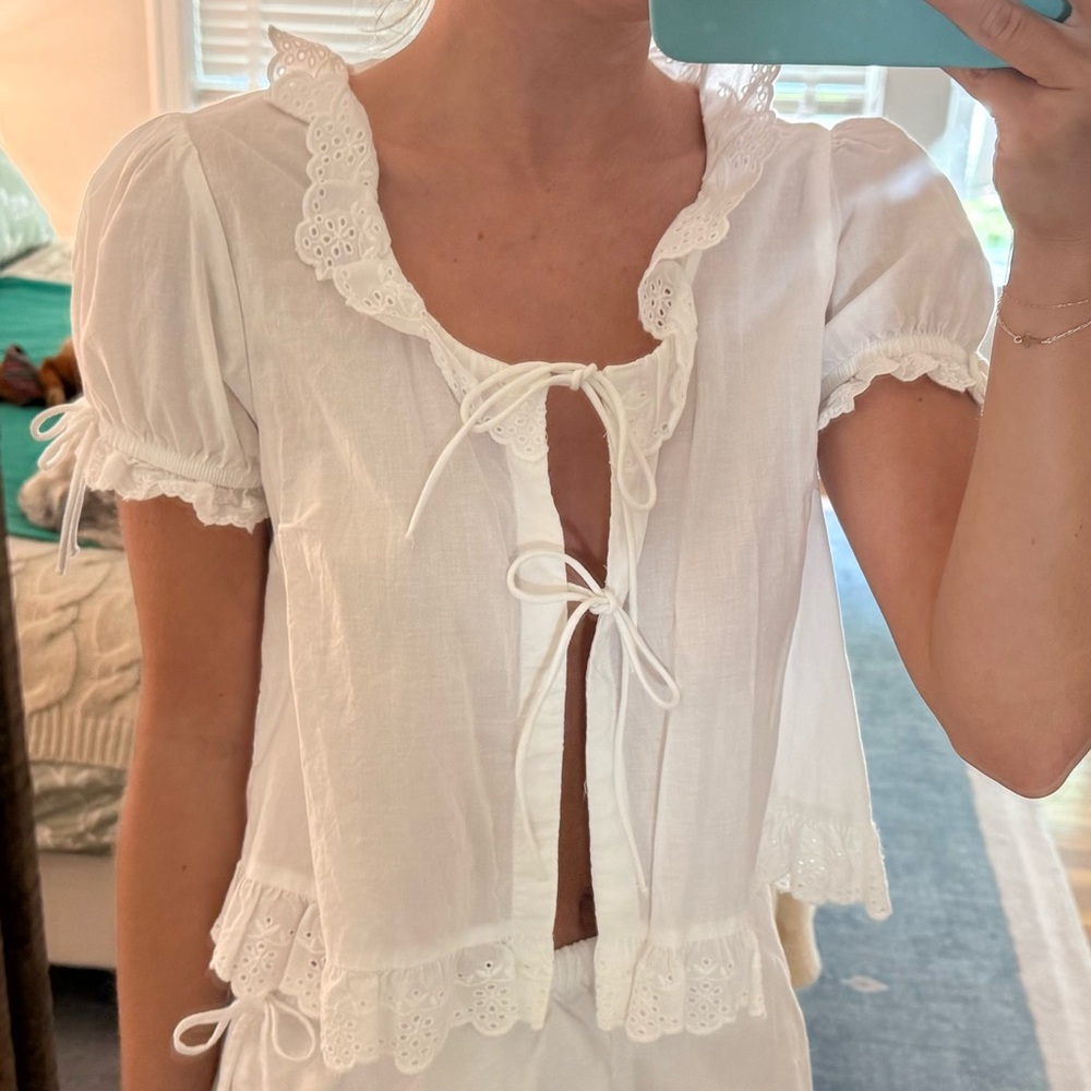 H&M white blouse